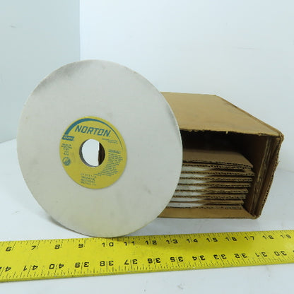 Norton 38A80-KVBE 8" x 1/4" x 1-1/4" AO Grinding Wheel 80 Grit Lot Of 8