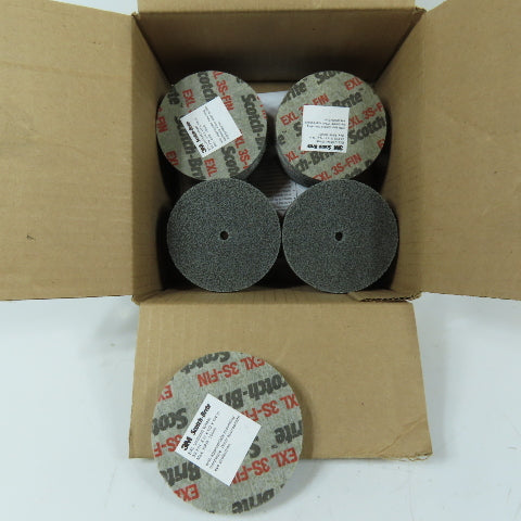3M Scotch-Brite N/A EXL Unitized Wheel 3S-FIN 3in x 1/2in x 1/4in Lot Of 19