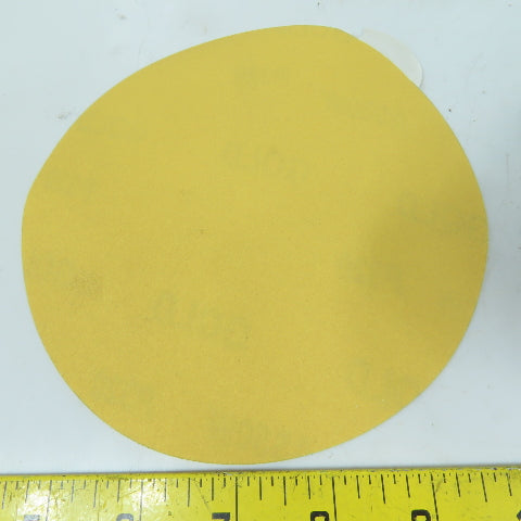 CGW 10555 49815 320 Grit 6" Gold PSA Sanding Discs Adhesive Back NOS Lot Of 95