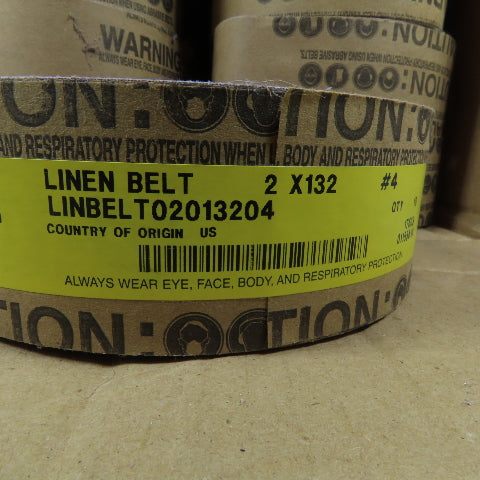 Klingspor LINBELT02013204 2" x 132" Linen Sanding Belt #4 Joint Lot Of 111