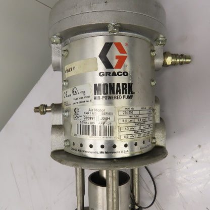 Graco 205997 224-350 Monark 5:1 Ratio Air-Powered Transfer Pump 2.5GPM