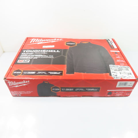 Milwaukee M100B-212X Heated ToughShell Jacket Size 2XL Black w/Battery & Charger