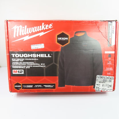 Milwaukee M100B-212X Heated ToughShell Jacket Size 2XL Black w/Battery & Charger