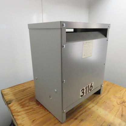 Hevi-Duty T5H30S 30 KVA General Purpose Transformer 480V Pri 240/120V Sec 3Ph