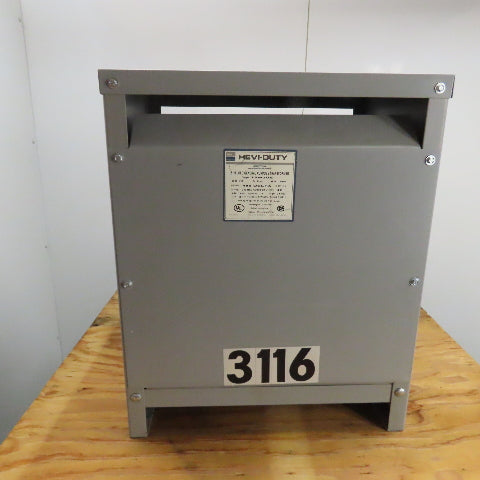 Hevi-Duty T5H30S 30 KVA General Purpose Transformer 480V Pri 240/120V Sec 3Ph