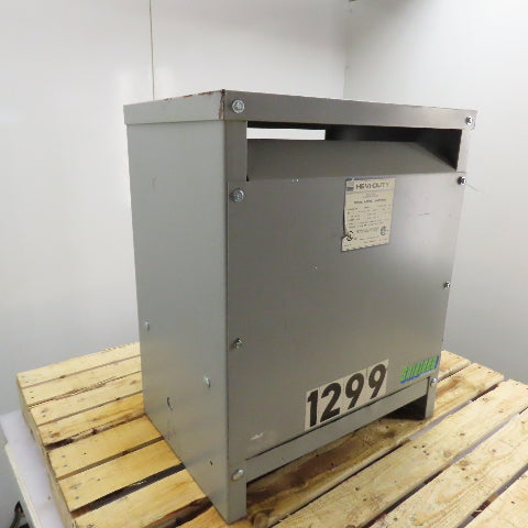 Hevi-Duty T2H30S 30KVA General Purpose Transformer 480V Pri 208Y/120V Sec 3Ph