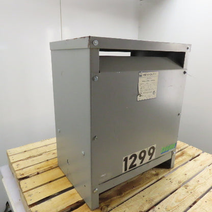 Hevi-Duty T2H30S 30KVA General Purpose Transformer 480V Pri 208Y/120V Sec 3Ph