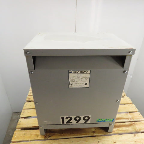 Hevi-Duty T2H30S 30KVA General Purpose Transformer 480V Pri 208Y/120V Sec 3Ph
