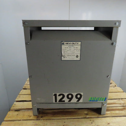 Hevi-Duty T2H30S 30KVA General Purpose Transformer 480V Pri 208Y/120V Sec 3Ph