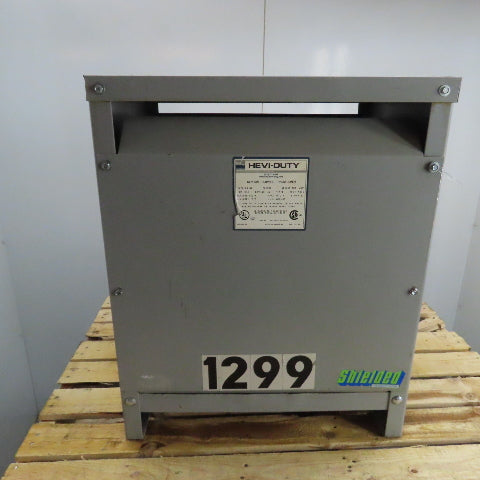 Hevi-Duty T2H30S 30KVA General Purpose Transformer 480V Pri 208Y/120V Sec 3Ph