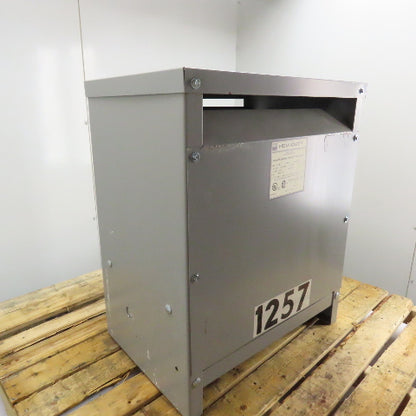 Hevi-Duty T2H30S 30KVA General Purpose Transformer 480V Pri 208Y/120V Sec 3Ph