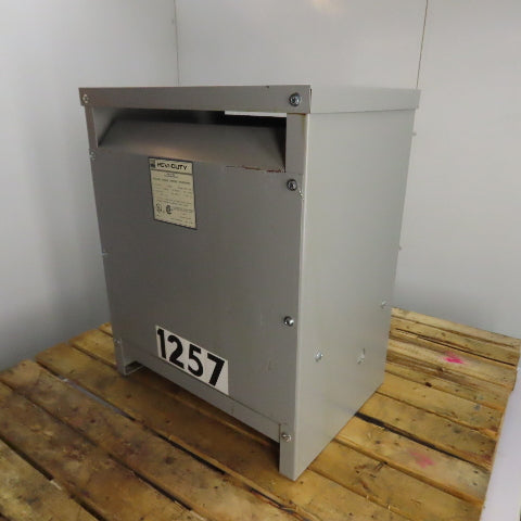 Hevi-Duty T2H30S 30KVA General Purpose Transformer 480V Pri 208Y/120V Sec 3Ph