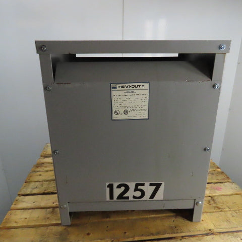 Hevi-Duty T2H30S 30KVA General Purpose Transformer 480V Pri 208Y/120V Sec 3Ph
