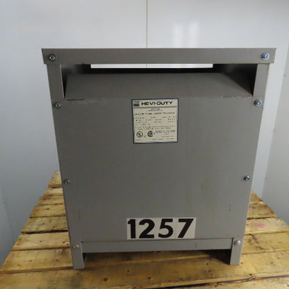 Hevi-Duty T2H30S 30KVA General Purpose Transformer 480V Pri 208Y/120V Sec 3Ph