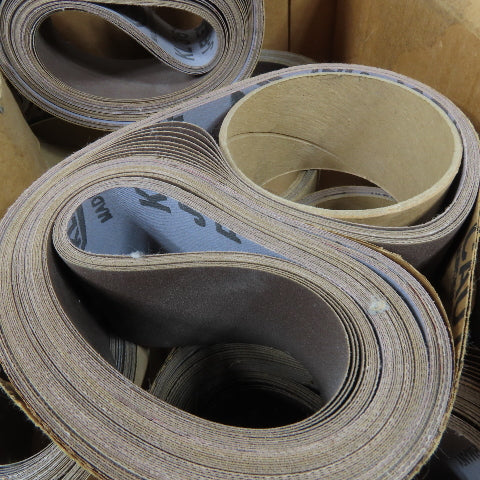Klingspor KL 361 2x60 Aluminum Oxide Cloth Sanding Belt 400 Grit Lot Of 80