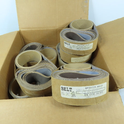 Klingspor KL 361 2x60 Aluminum Oxide Cloth Sanding Belt 400 Grit Lot Of 80