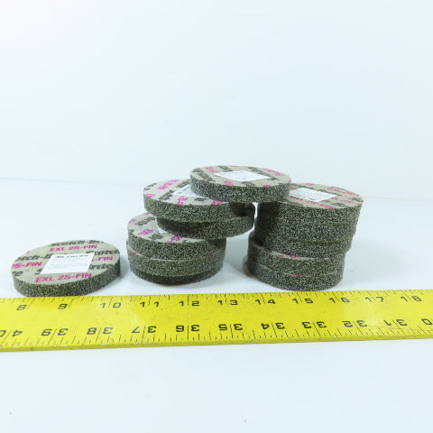 3M 13717 EXL Unitized Deburring Wheel 3" x 1/2" x 1/4" 2S Fine Lot Of 12