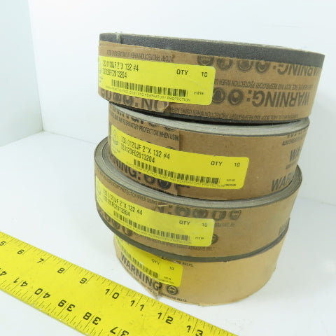 Klingspor 333 0120JF 2" x 132" 120 Grit Aluminum Oxide Sanding Belt Lot Of 80