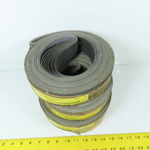 Klingspor 333 0120JF 2" x 132" 120 Grit Aluminum Oxide Sanding Belt Lot Of 80