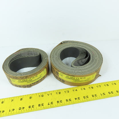 Klingspor 333 0180JF 2" x 132" 180 Grit Cloth Sanding Belts Lot Of 12
