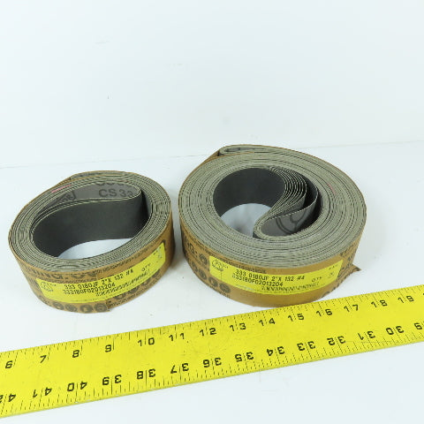 Klingspor 333 0180JF 2" x 132" 180 Grit Cloth Sanding Belts Lot Of 12