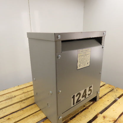 Hevi-Duty T2H15S 15 KVA 3Ph General Purpose Transformer 480V Pri 208Y/120V Sec