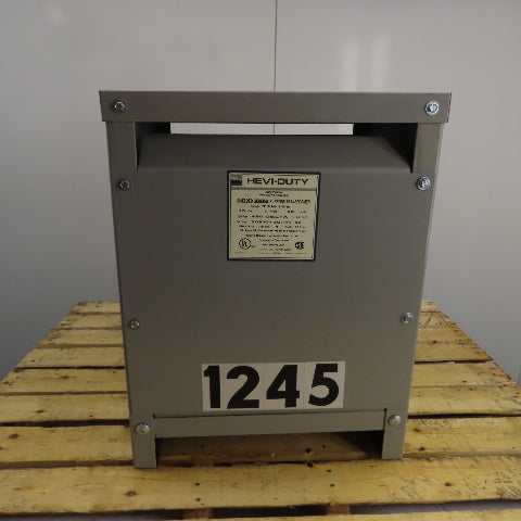 Hevi-Duty T2H15S 15 KVA 3Ph General Purpose Transformer 480V Pri 208Y/120V Sec