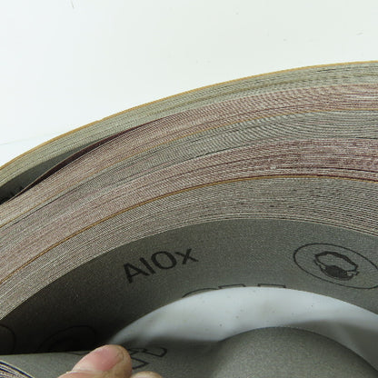 3M 51141 30716 2" x 132" P120 Aluminum Oxide Cloth Sanding Belt Film-Lok Lot/25