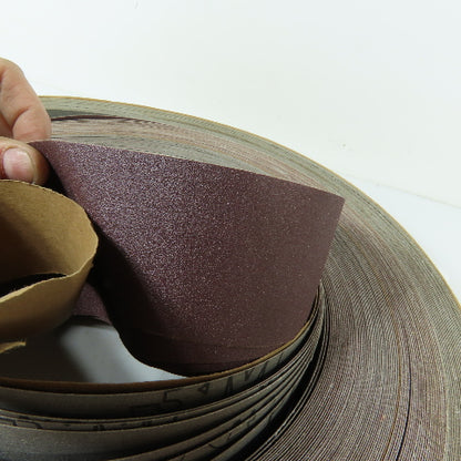 3M 51141 30716 2" x 132" P120 Aluminum Oxide Cloth Sanding Belt Film-Lok Lot/25