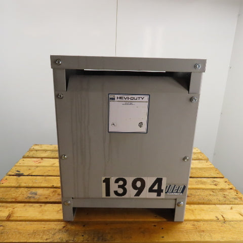 Hevi-Duty T2H15S 15 KVA 3Ph General Purpose Transformer 480V Pri 208Y/120V Sec