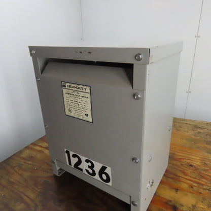 Hevi-Duty T2H15S 15 KVA 3Ph General Purpose Transformer 480V Pri 208Y/120V Sec