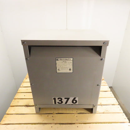Hevi-Duty T2H45S 45 KVA 3Ph General Purpose Transformer 480V Pri 208Y/120V Sec