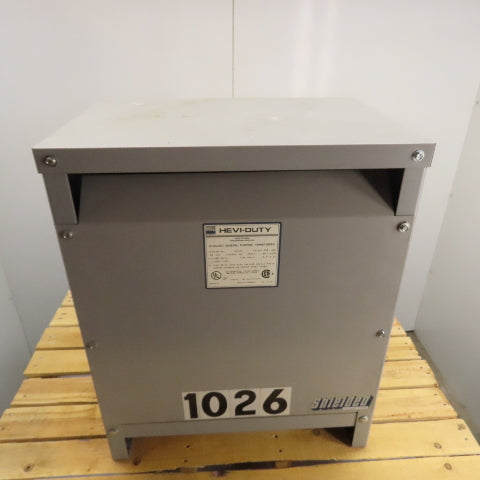 HEVI-DUTY T2H45S 45 KVA 3Ph General Purpose Transformer 480V Pri 208Y/120V Sec