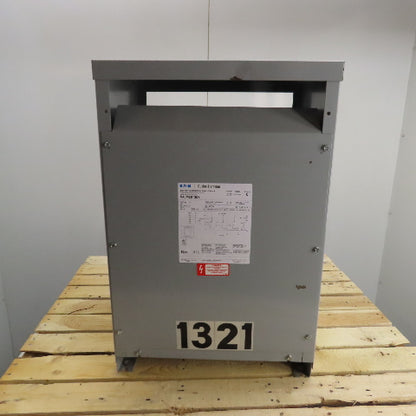 Eaton V48M28T30K 30KVA Dry Type Transformer 3Ph 480V Pri 208Y/120V Sec