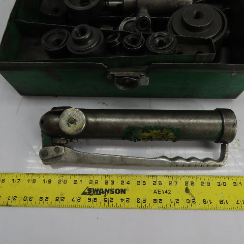 Greenlee 767A 7646-M2 Hydraulic Knockout Punch Driver Set