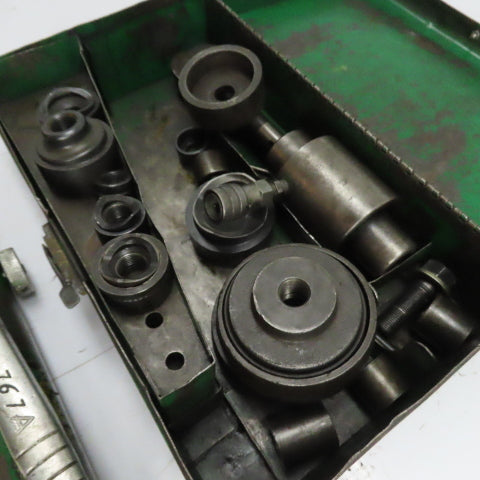Greenlee 767A 7646-M2 Hydraulic Knockout Punch Driver Set