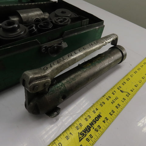 Greenlee 767A 7646-M2 Hydraulic Knockout Punch Driver Set