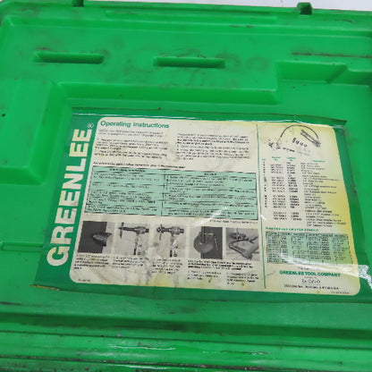 Greenlee 7306 Hydraulic Knockout Punch Driver Set 1/2" to 2" Conduit
