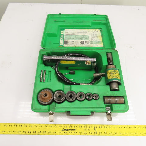 Greenlee 7306 Hydraulic Knockout Punch Driver Set 1/2" to 2" Conduit
