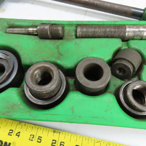 Greenlee 1804 Ratchet Knockout Punch Driver Set 7/8" To 1-1/2"