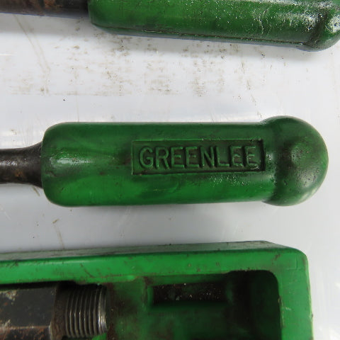 Greenlee 1804 Ratchet Knockout Punch Driver Set 7/8" To 1-1/2"