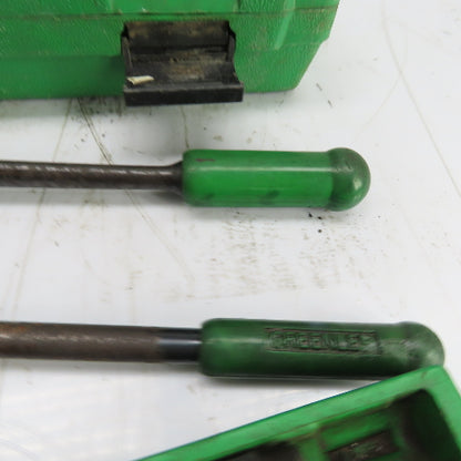 Greenlee 1804 Ratchet Knockout Punch Driver Set 7/8" To 1-1/2"