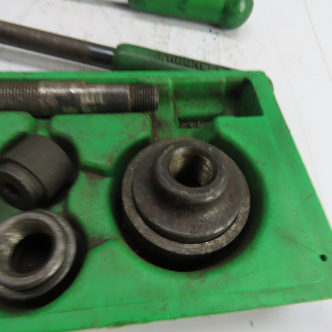 Greenlee 1804 Ratchet Knockout Punch Driver Set 7/8" To 1-1/2"