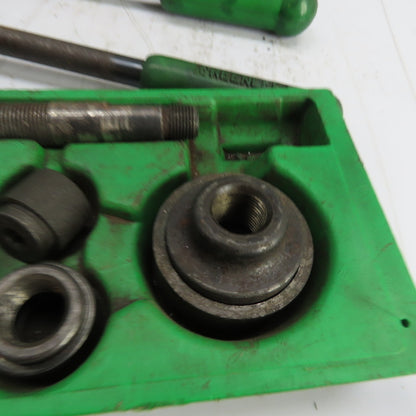 Greenlee 1804 Ratchet Knockout Punch Driver Set 7/8" To 1-1/2"