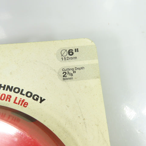 Diablo DHS6000 6" Bi-Metal Hole Saw 2-3/8" Cutting Depth NEW