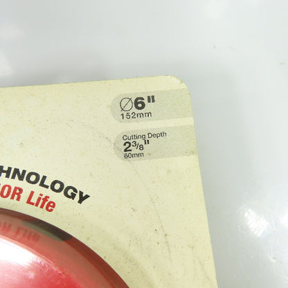 Diablo DHS6000 6" Bi-Metal Hole Saw 2-3/8" Cutting Depth NEW