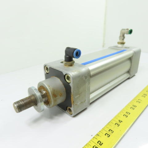 Micro N/A Double Acting Pneumatic Tie Rod Air Cylinder 5" Stroke 2.5" Bore