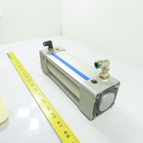 Micro N/A Double Acting Pneumatic Tie Rod Air Cylinder 5" Stroke 2.5" Bore