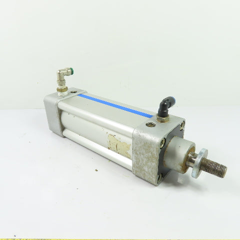 Micro N/A Double Acting Pneumatic Tie Rod Air Cylinder 5" Stroke 2.5" Bore