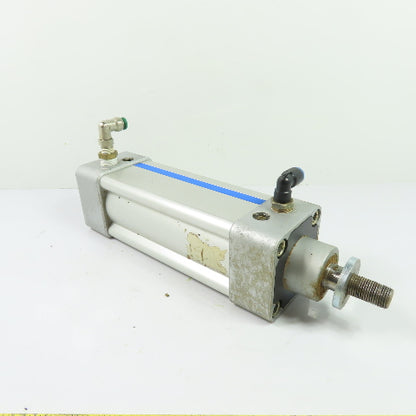 Micro N/A Double Acting Pneumatic Tie Rod Air Cylinder 5" Stroke 2.5" Bore